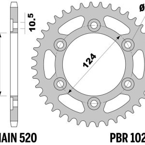 Couronne PBR acier standard – 520