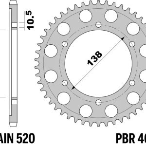 Couronne PBR acier standard – 520