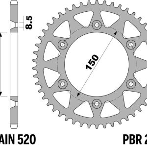 Couronne PBR acier standard – 520