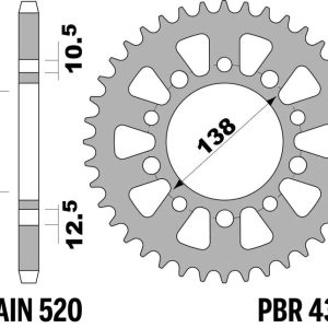 Couronne PBR acier standard – 520