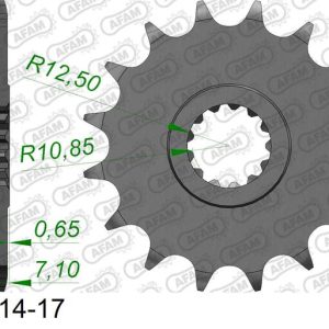 Pignon AFAM acier standard – 520