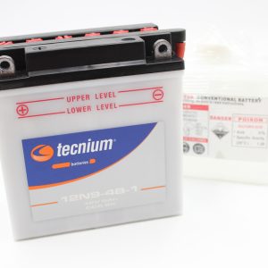 Batterie TECNIUM conventionnelle avec pack acide – 12N9-4B-1