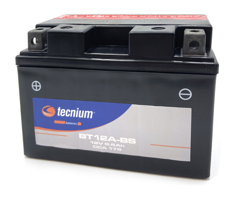 Batterie TECNIUM sans entretien avec pack acide – BT12A-BS