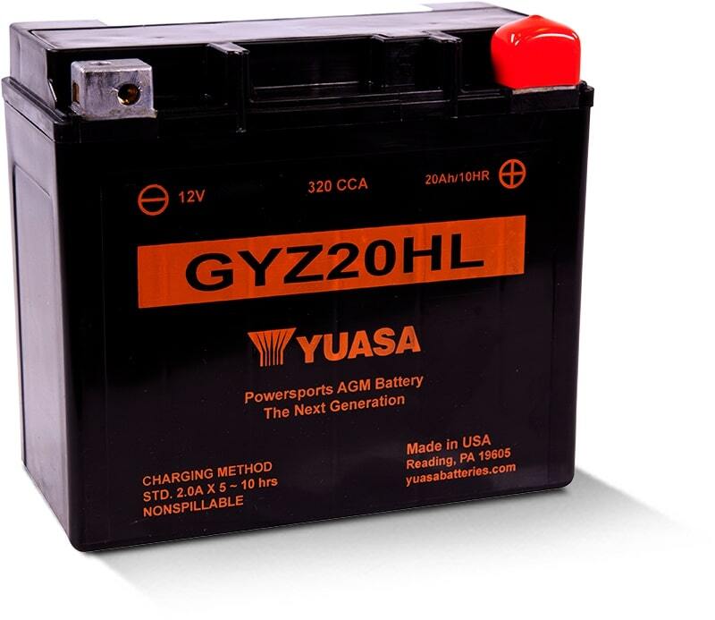 Batterie YUASA sans entretien activé usine – GYZ20HL