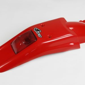Garde-boue arrière + feu UFO rouge Honda XR250R/400R
