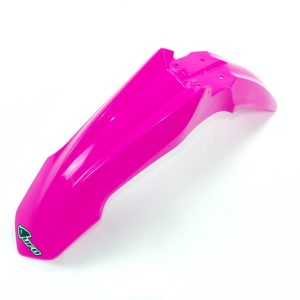 Garde-boue avant UFO rose fluo Honda CRF250R