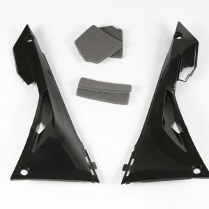 Caches boîte à air UFO noir Honda CRF250R/450R/RX