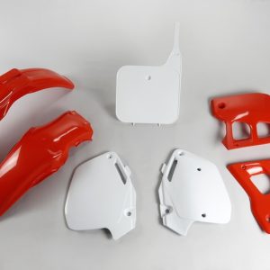 Kit plastique complet OEM 90 UFO – Rouge/Blanc