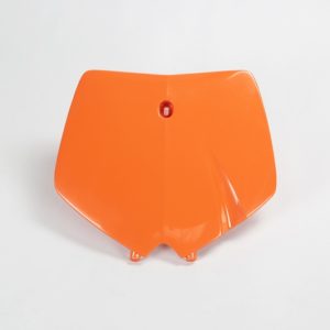 Plaque numéro frontale UFO orange KTM