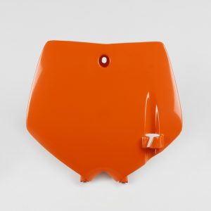 Plaque numéro frontale UFO orange KTM SX65