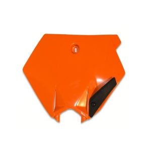 Plaque numéro frontale UFO orange KTM SX85