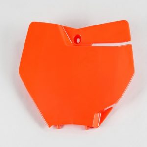 Plaque numéro frontale UFO orange fluo KTM SX/SX-F