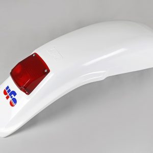 Garde-boue arrière + feu UFO Enduro blanc