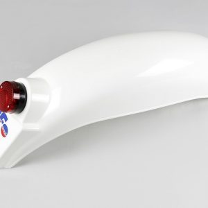 Garde-boue arrière + feu UFO blanc KTM/Beta