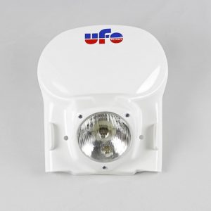 Plaque phare universelle UFO vintage blanc 1978-1988