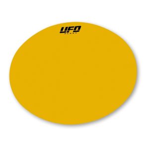 Planche adhésive ovale UFO jaune
