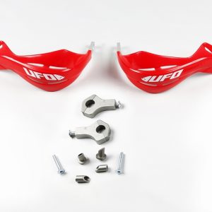 Protège-mains UFO Alu rouge