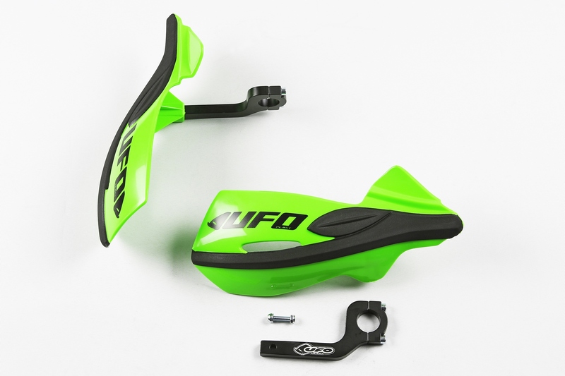 Protège-mains UFO Patrol vert Kit montage inclus