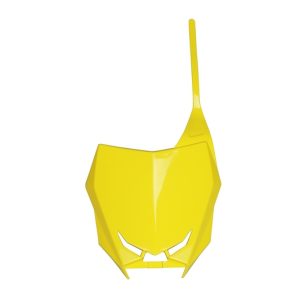 Plaque numéro frontale UFO jaune Suzuki RM-Z450