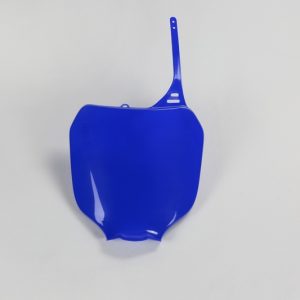 Plaque numéro frontale UFO bleu Yamaha