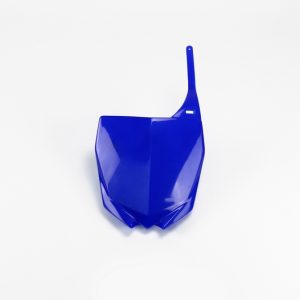 Plaque numéro frontale UFO bleu Yamaha YZ/YZF