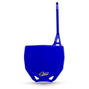 Plaque numéro frontale UFO bleu Yamaha YZ65