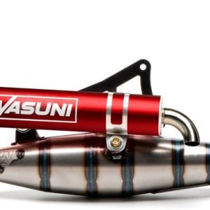 Pot d&rsquo;échappement YASUNI Carrera 16/07 Carbone – Kevlar Minarelli 70cc Homologué