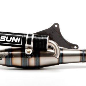 Pot d&rsquo;échappement YASUNI Carrera 16/07 Carbone – Kevlar Minarelli 70cc Homologué