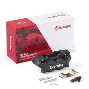 Étrier de frein avant gauche BREMBO P4 noir Ø32 mm