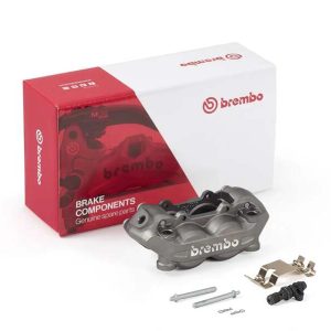 Etrier de frein avant gauche BREMBO P4 titanium Ø32mm