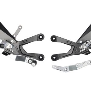 Commandes reculées réglables LIGHTECH repliables – sélection standard/inversée