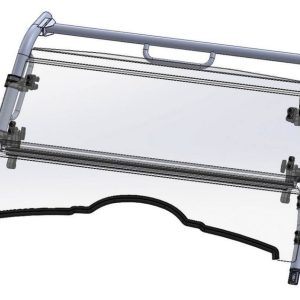 Pare-brise DIRECTION 2 avant complet pliable Kymco UXV 700i