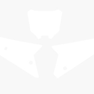 Fonds de plaque BLACKBIRD blanc Honda CRF450