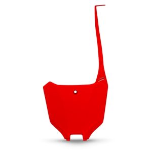 Plaque numéro frontale UFO rouge Honda CRF 450 R