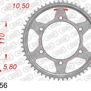 Couronne AFAM Acier Standard – 428