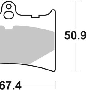 Plaquettes de frein BREMBO route/sport métal fritté – 07GR56SR