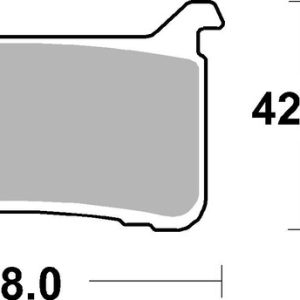 Plaquettes de frein BREMBO route/sport métal fritté – 07HO63SR