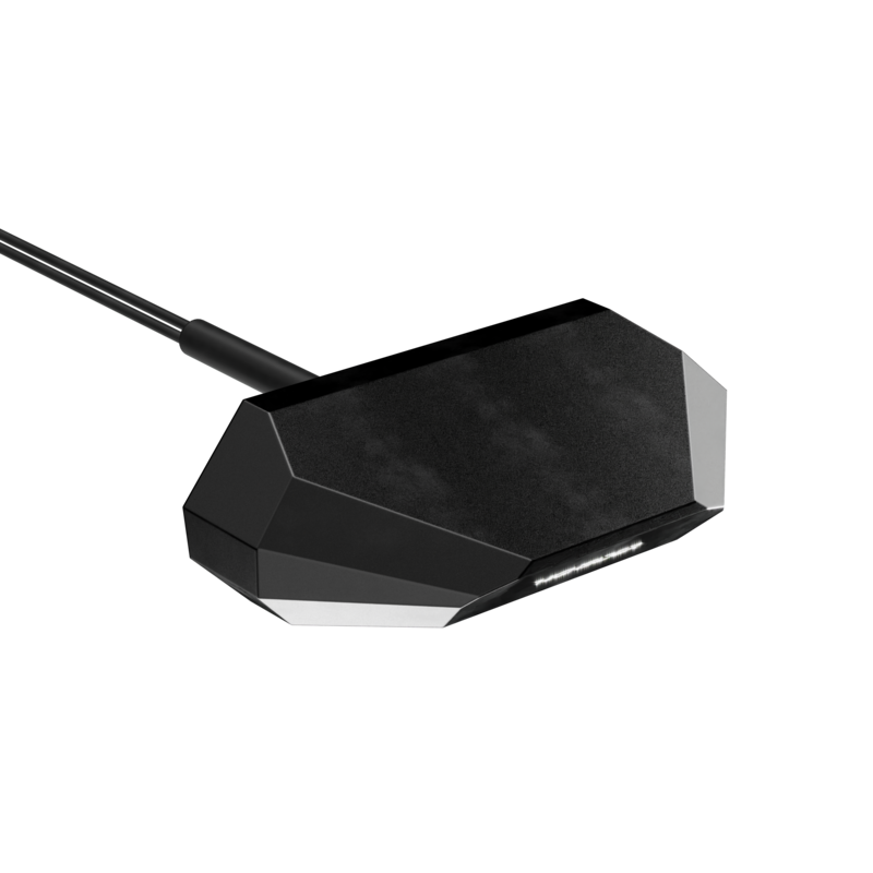 Éclairage de plaque LED HIGHSIDER pro Split-XL SMD – noir/translucide