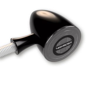 Feux arrière/clignotants LED HIGHSIDER pro – Rocket Bullet – noir/fumé – 3en1 – homologué E – la paire