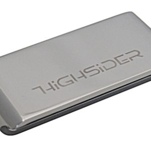 Boîtier aluminium HIGHSIDER pro – Stripe – chromé – pour feu arrière LED ou clignotant – 1 pièce