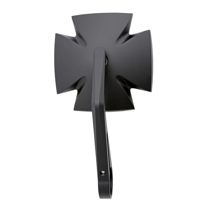 Rétroviseur embout de guidon HIGHSIDER pro Iron Cross – noir