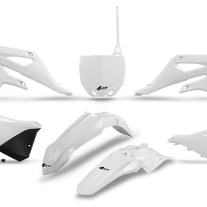 Kit plastiques UFO – blanc Yamaha YZ85