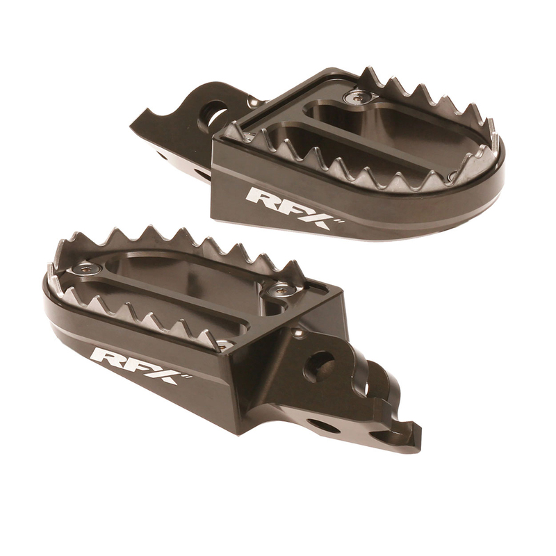 Repose-pieds RFX Pro Series Shark Teeth – magnésium