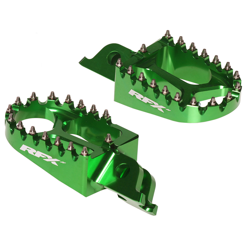 Repose-pieds RFX Pro Series aluminium CNC – vert