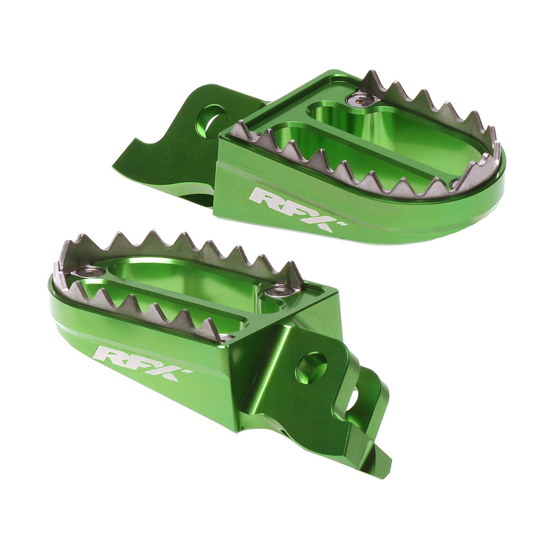 Repose-pieds RFX Pro Series Shark Teeth – vert