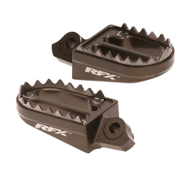 Repose-pieds RFX Pro Series Shark Teeth – magnésium