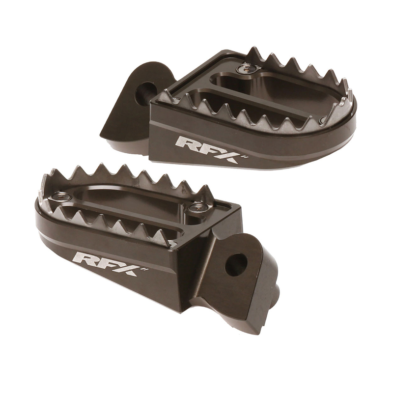 Repose-pieds RFX Pro Series Shark Teeth – magnésium