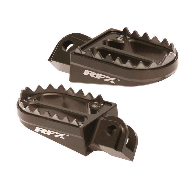 Repose-pieds RFX Pro Series Shark Teeth – magnésium