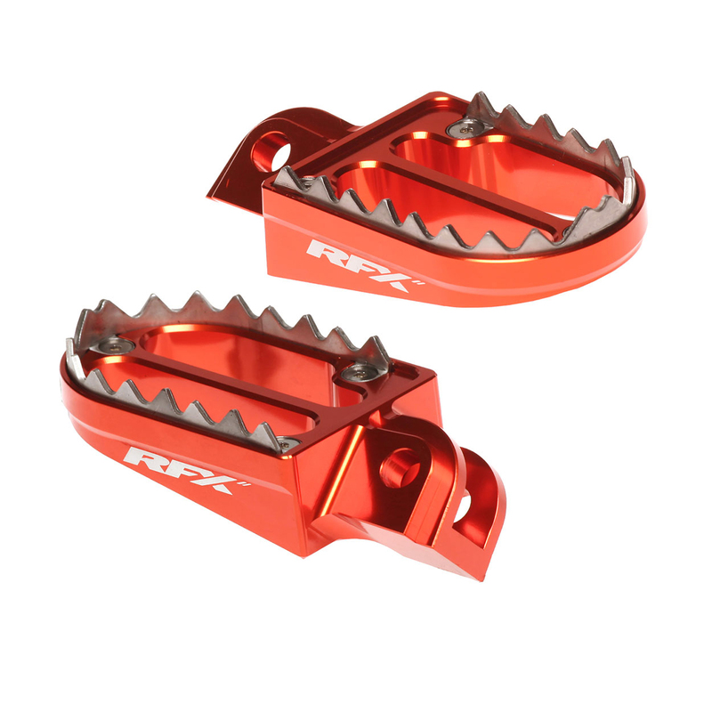 Repose-pieds RFX Pro Series Shark Teeth – orange
