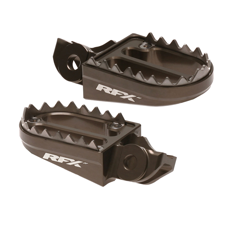 Repose-pieds RFX Pro Series Shark Teeth – magnésium